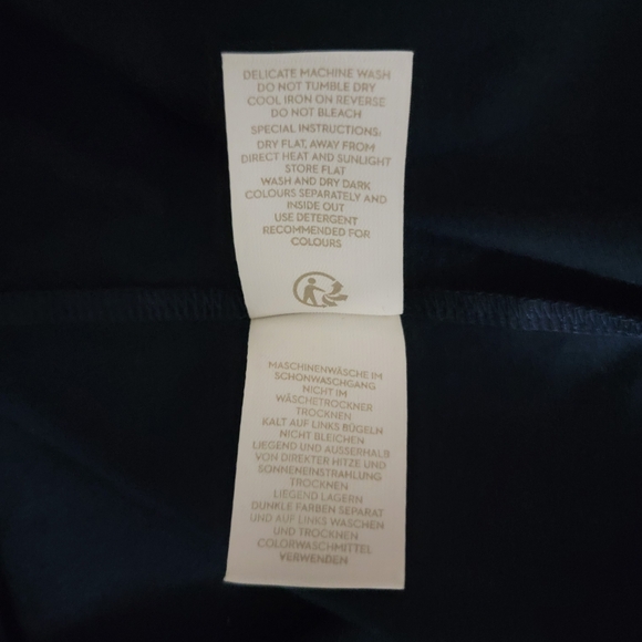 Boden Hallie Jersey Dress, Navy Blue Red Dots, Women's Size 8 - Picture 6 of 7